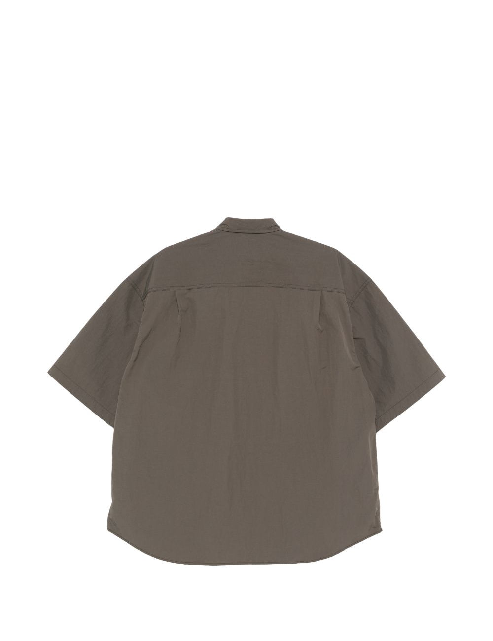 Camicia a maniche corte con patch logo in verde Comme des garcons homme - uomo 