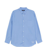 Camicia con logo in azzurro Comme des Garçons Homme - uomo 