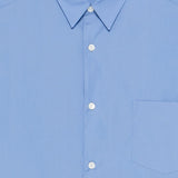 Camicia con logo in azzurro Comme des Garçons Homme - uomo 