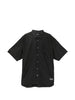 Camicia con logo ricamato in nero COMME DES GARCONS HOMME - uomo
