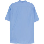 Camicia con logo in azzurro Comme des Garçons Homme - uomo 