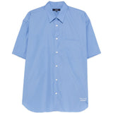 Camicia con logo in azzurro Comme des Garçons Homme - uomo 