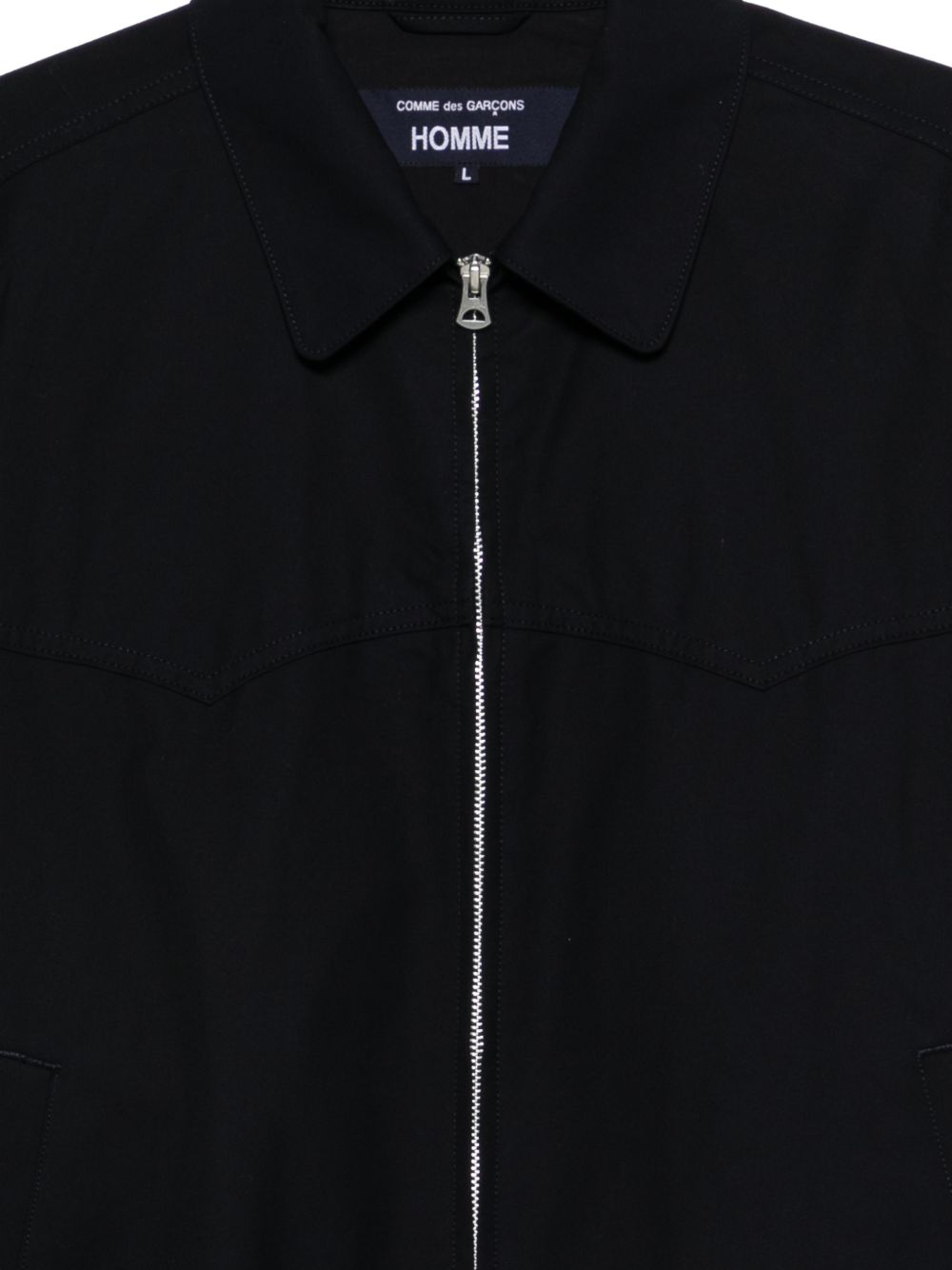 Giacca con zip in blu Comme des Garçons Homme - uomo 