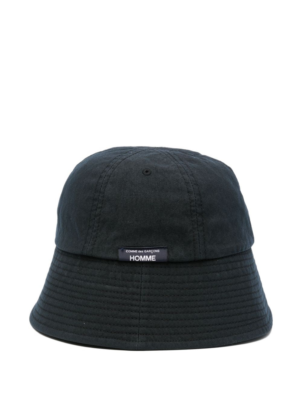 Cappello bucket con logo in nero Comme des garcons  homme - uomo 