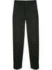 Pantaloni con trama geometrica in nero Comme des Garçons Homme Plus - uomo