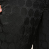 Pantaloni con trama geometrica in nero Comme des Garçons Homme Plus - uomo 