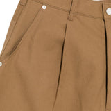 Shorts con pieghe sul davanti in beige Comme des garcons homme - uomo 
