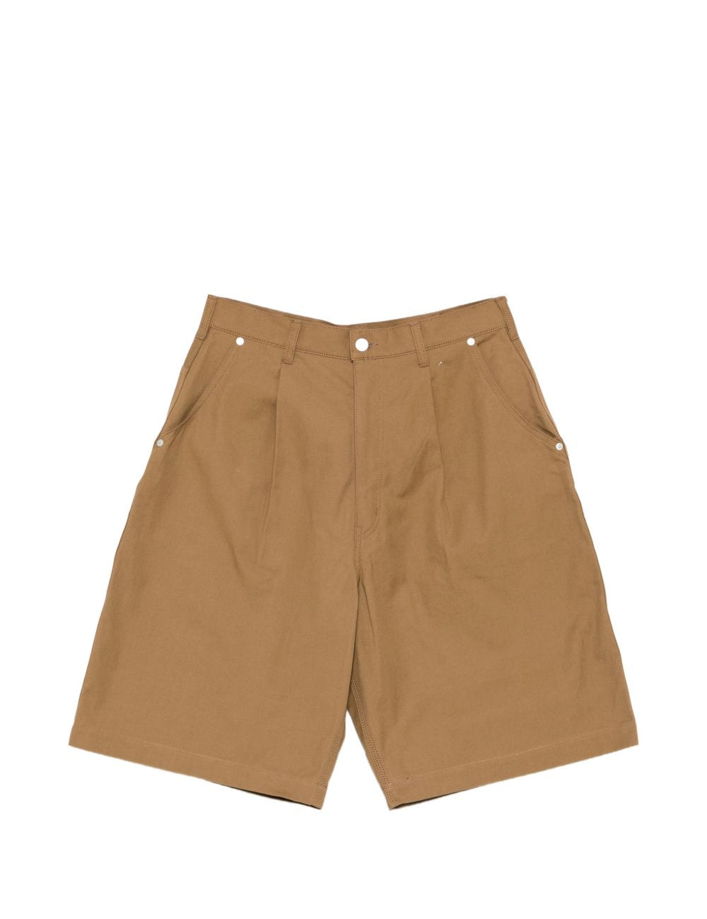 Shorts con pieghe sul davanti in beige Comme des garcons homme - uomo 