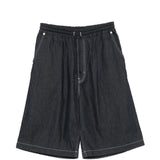 Pantaloncini con cuciture a contrasto in blu Comme des garcons homme - uomo 