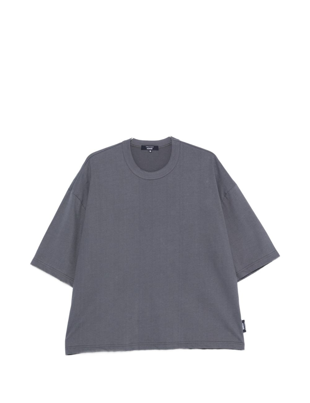 T-shirt a maniche corte con pannelli in grigio Comme des garcons homme - uomo 