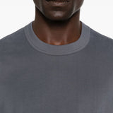 T-shirt a maniche corte con pannelli in grigio Comme des garcons homme - uomo 