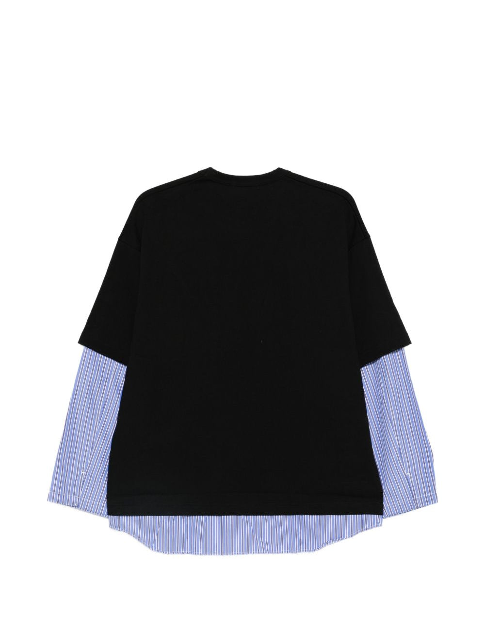 Felpa a strati in nero e blu Comme des garcons homme - uomo 