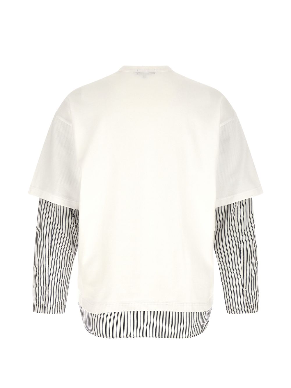 T-shirt a strati in bianco e blu Comme des garcons homme - uomo 