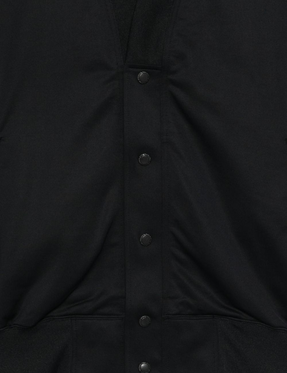 Giacca bomber con scollo a v e zip in nero Comme des garcons homme - uomo 