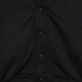 Giacca bomber con scollo a v e zip in nero Comme des garcons homme - uomo 