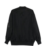 Giacca bomber con scollo a v e zip in nero Comme des garcons homme - uomo 