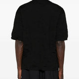T-shirt con tasca sul petto in nero Comme des garcons homme - uomo 
