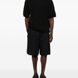 T-shirt con tasca sul petto in nero Comme des garcons homme - uomo 