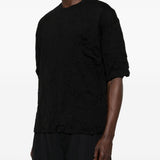 T-shirt con tasca sul petto in nero Comme des garcons homme - uomo 