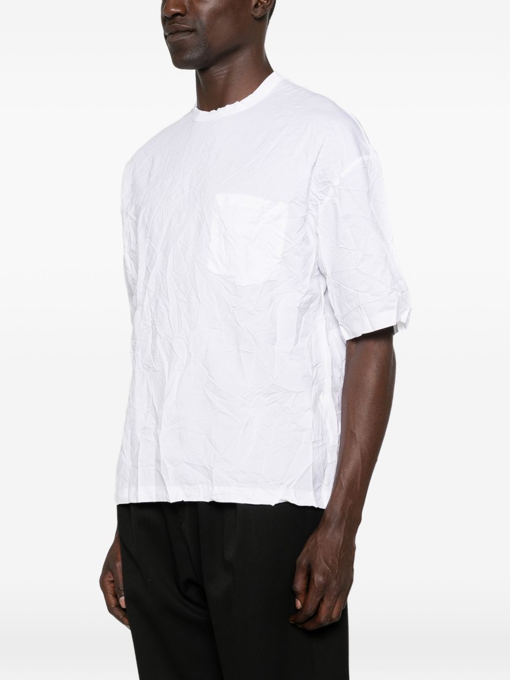 T-shirt con tasca applicata in bianco Comme des garcons homme - uomo 