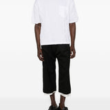 T-shirt con tasca applicata in bianco Comme des garcons homme - uomo 