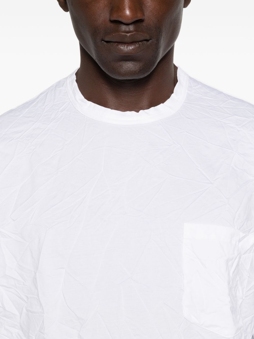 T-shirt con tasca applicata in bianco Comme des garcons homme - uomo 