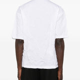 T-shirt con tasca applicata in bianco Comme des garcons homme - uomo 