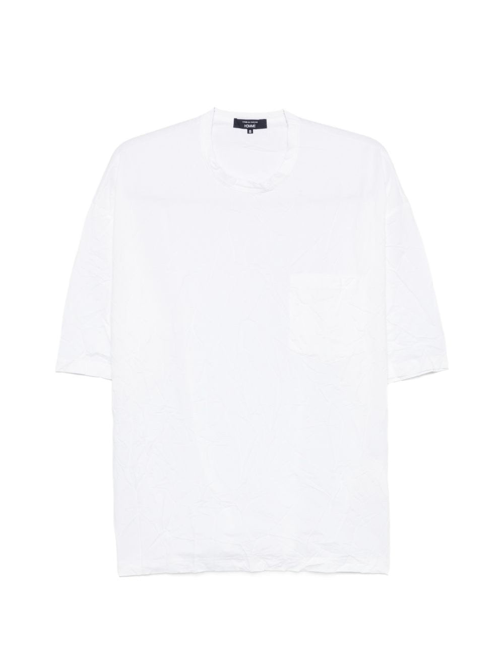 T-shirt con tasca applicata in bianco Comme des garcons homme - uomo 