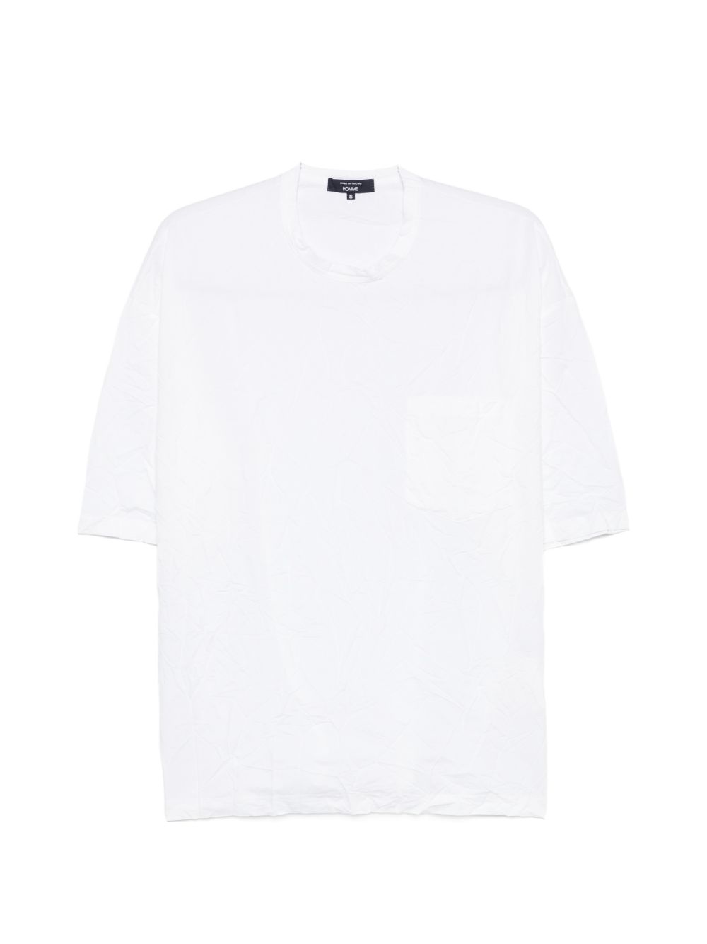 T-shirt con tasca applicata in bianco Comme des garcons homme - uomo 