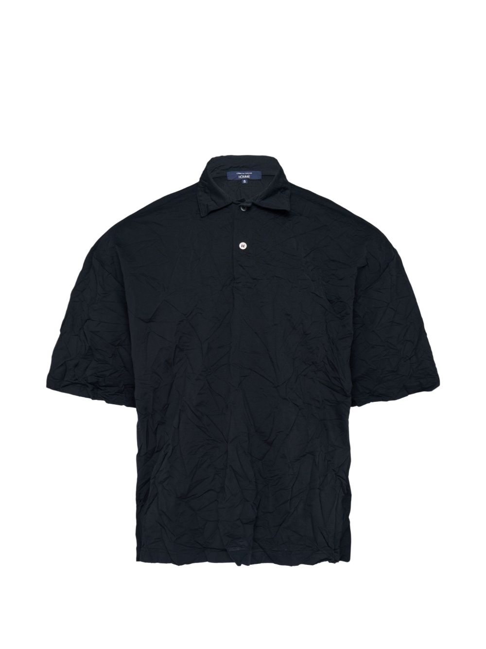 Polo a maniche corte in nero Comme des garcons homme - uomo 