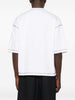 Loose-fit T-shirt with white contrast stitching Comme des Garcons Homme - men