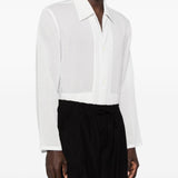 Pantaloncini cargo con coulisse in nero Comme des garcons homme - uomo 