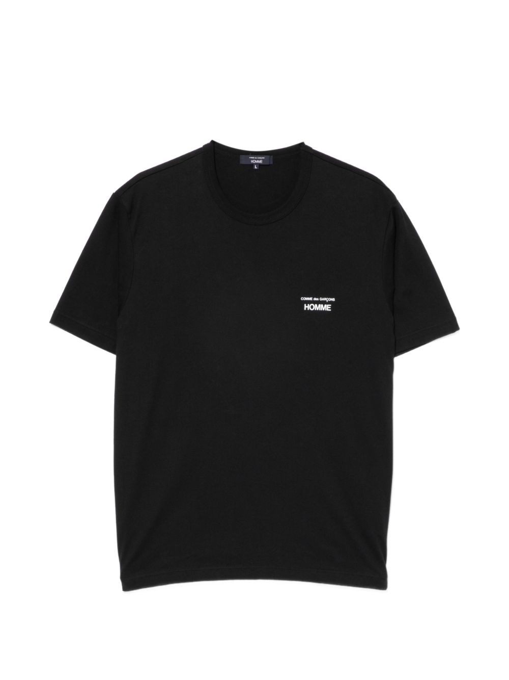 T-shirt con logo in nero Comme des garcons homme - uomo 