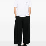 T-shirt con logo in bianco Comme des garcons homme - uomo 