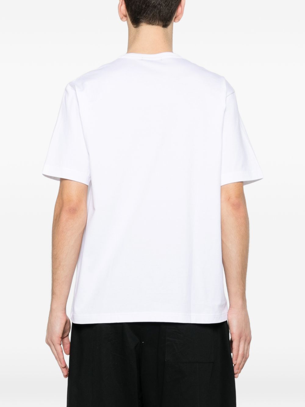 T-shirt con logo in bianco Comme des garcons homme - uomo 