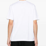 T-shirt con logo in bianco Comme des garcons homme - uomo 
