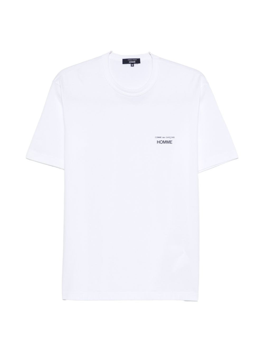 T-shirt con logo in bianco Comme des garcons homme - uomo 