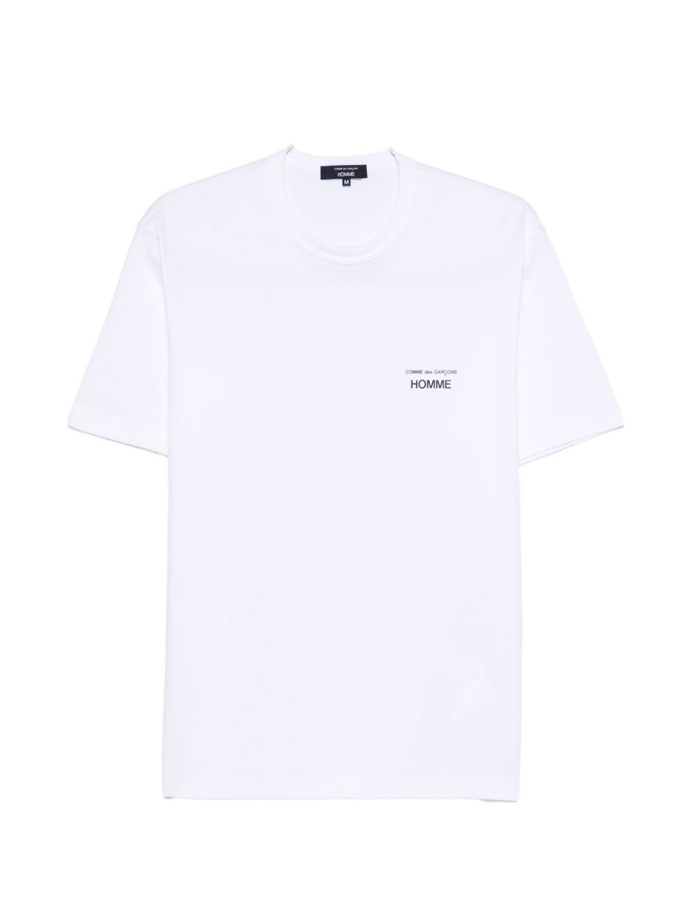 T-shirt con logo in bianco Comme des garcons homme - uomo 