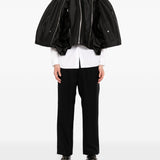 Giacca crop con zip in nero Comme des garcons homme plus - uomo 