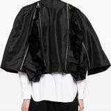 Giacca crop con zip in nero Comme des garcons homme plus - uomo 
