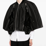 Giacca crop con zip in nero Comme des garcons homme plus - uomo 