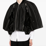 Giacca crop con zip in nero Comme des garcons homme plus - uomo 