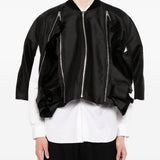 Giacca crop con zip in nero Comme des garcons homme plus - uomo 