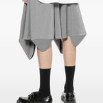 Bermuda con risvolto in grigio COMME DES GARCONS HOMME PLUS - uomo 