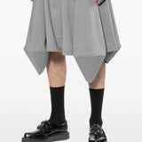 Bermuda con risvolto in grigio COMME DES GARCONS HOMME PLUS - uomo 