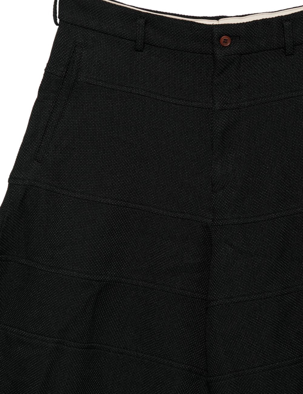Pantaloncini con passanti per cintura in nero Comme des garcons homme plus - uomo 