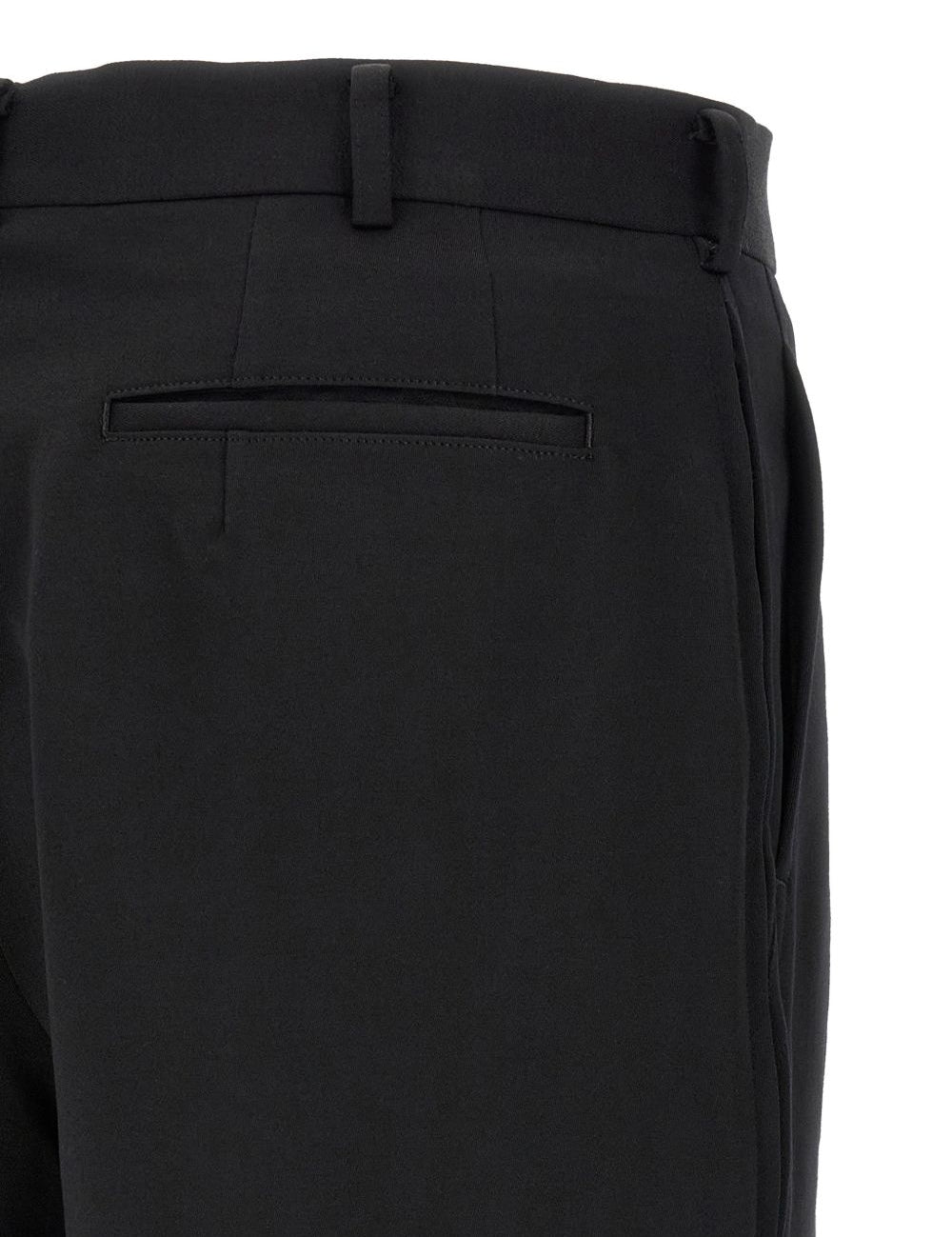 Shorts in lana in nero Comme des garcons homme plus - uomo 