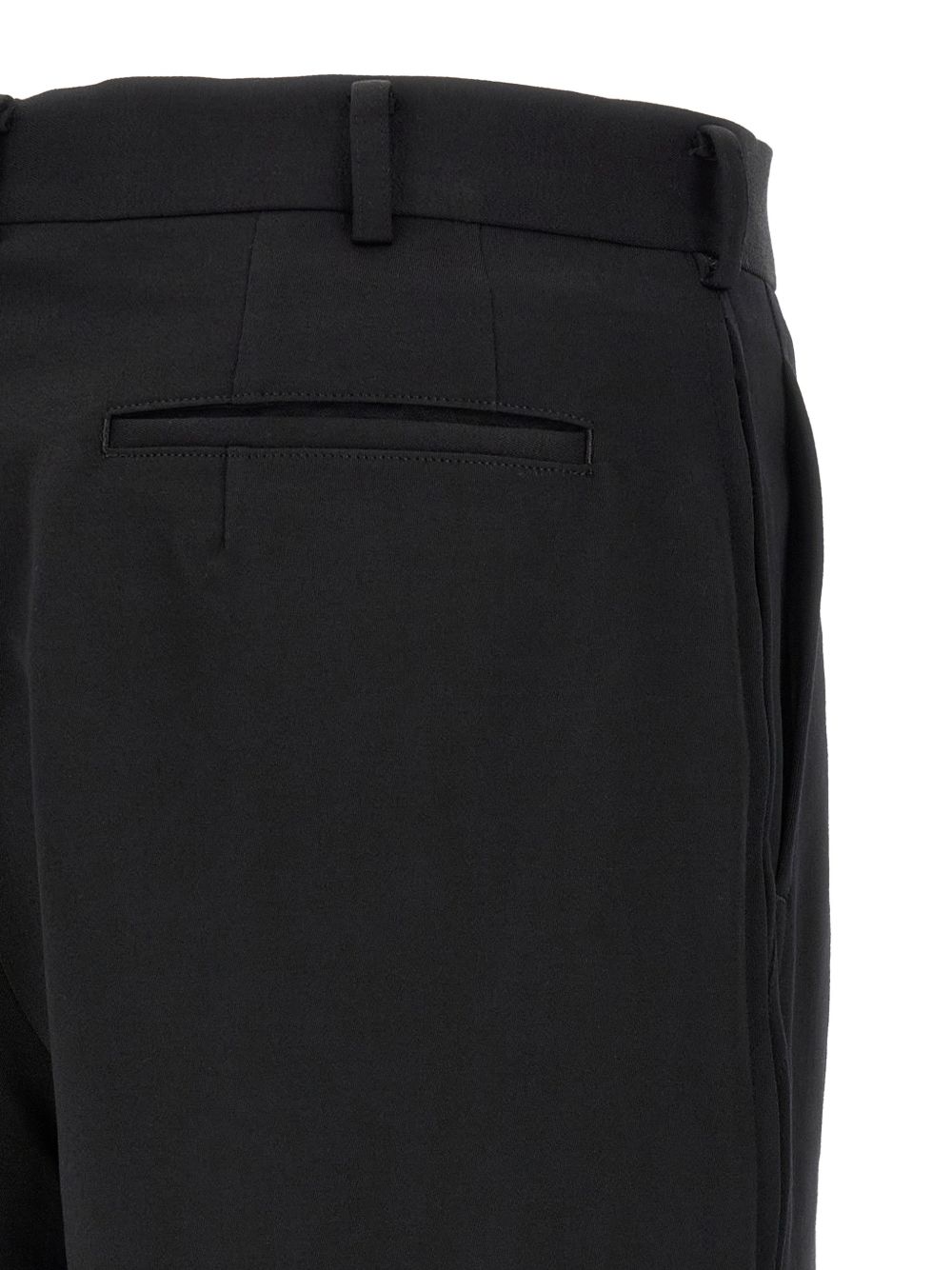 Shorts in lana in nero Comme des garcons homme plus - uomo 
