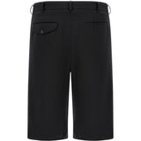 Shorts in lana in nero Comme des garcons homme plus - uomo 