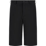 Shorts in lana in nero Comme des garcons homme plus - uomo 